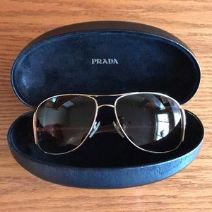 Authentic Prada sunglasses size 64
